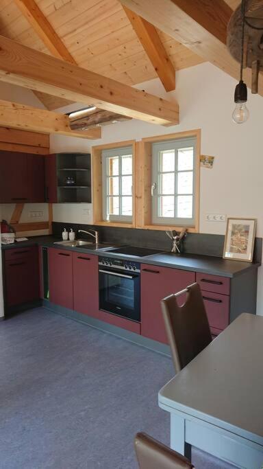 Mothsgut - Moderne Ferienwohnung Auf Dem Bauernhof Im Erzgebirge Oelsnitz  Exterior photo